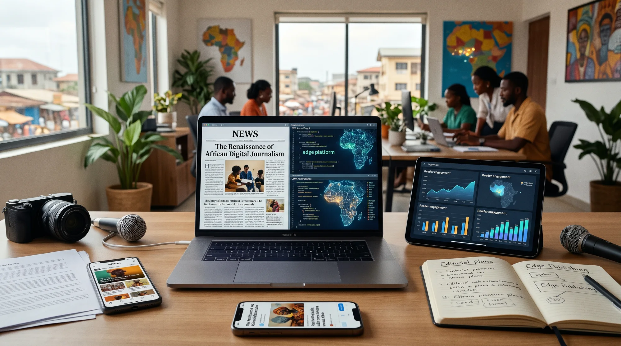 The Architecture of Speed: How West Africa’s Newsrooms Are Reclaiming the Digital Commons